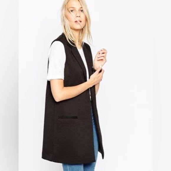 BNWT Maison D’Amelie Long Vest S - Picture 3 of 10